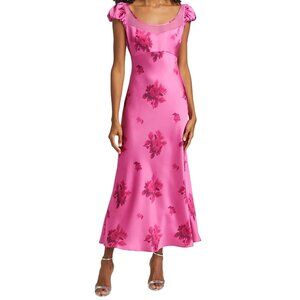 Loveshackfancy Renaissance Rainfall Charm Joelette Midi-Dress - Size 0